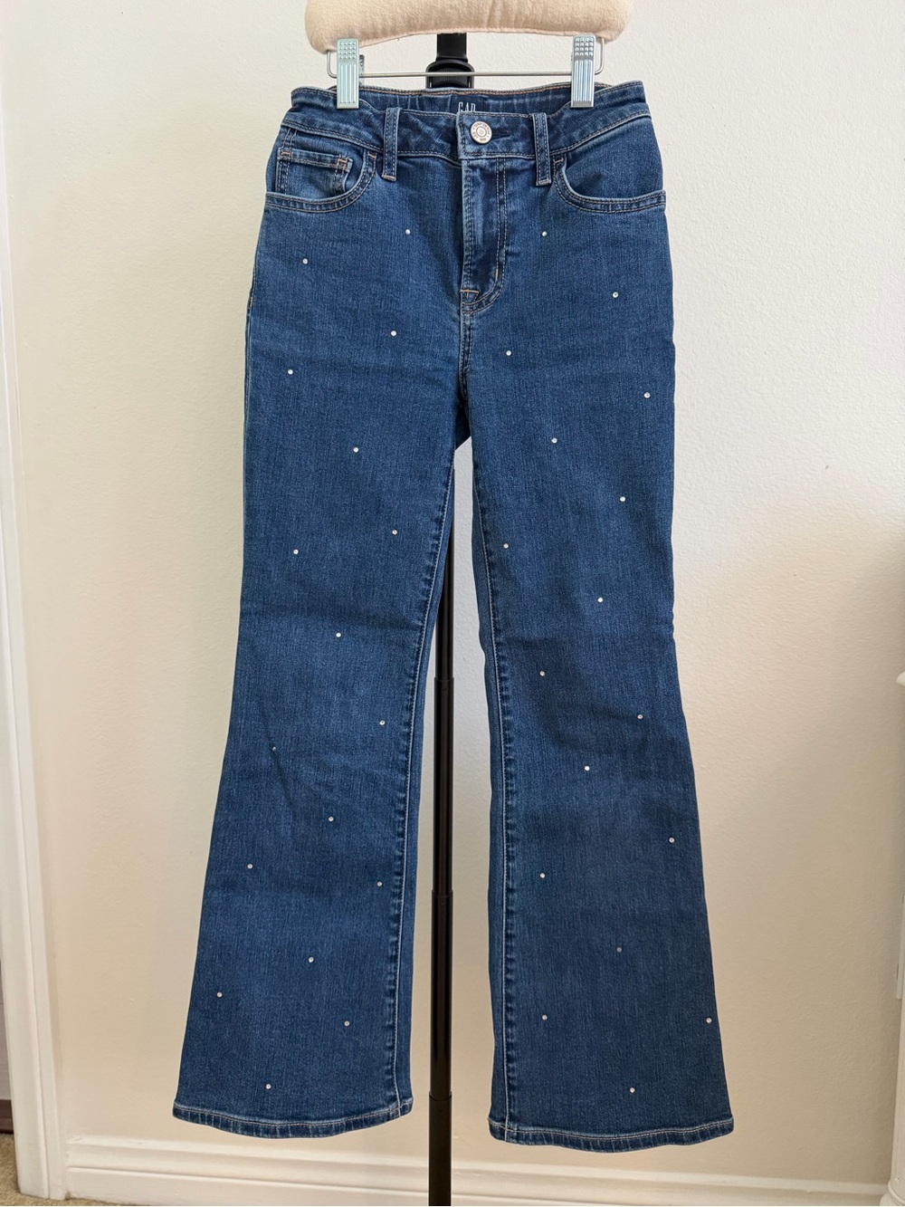 Girls GAP Dark Blue Embellished Jeans